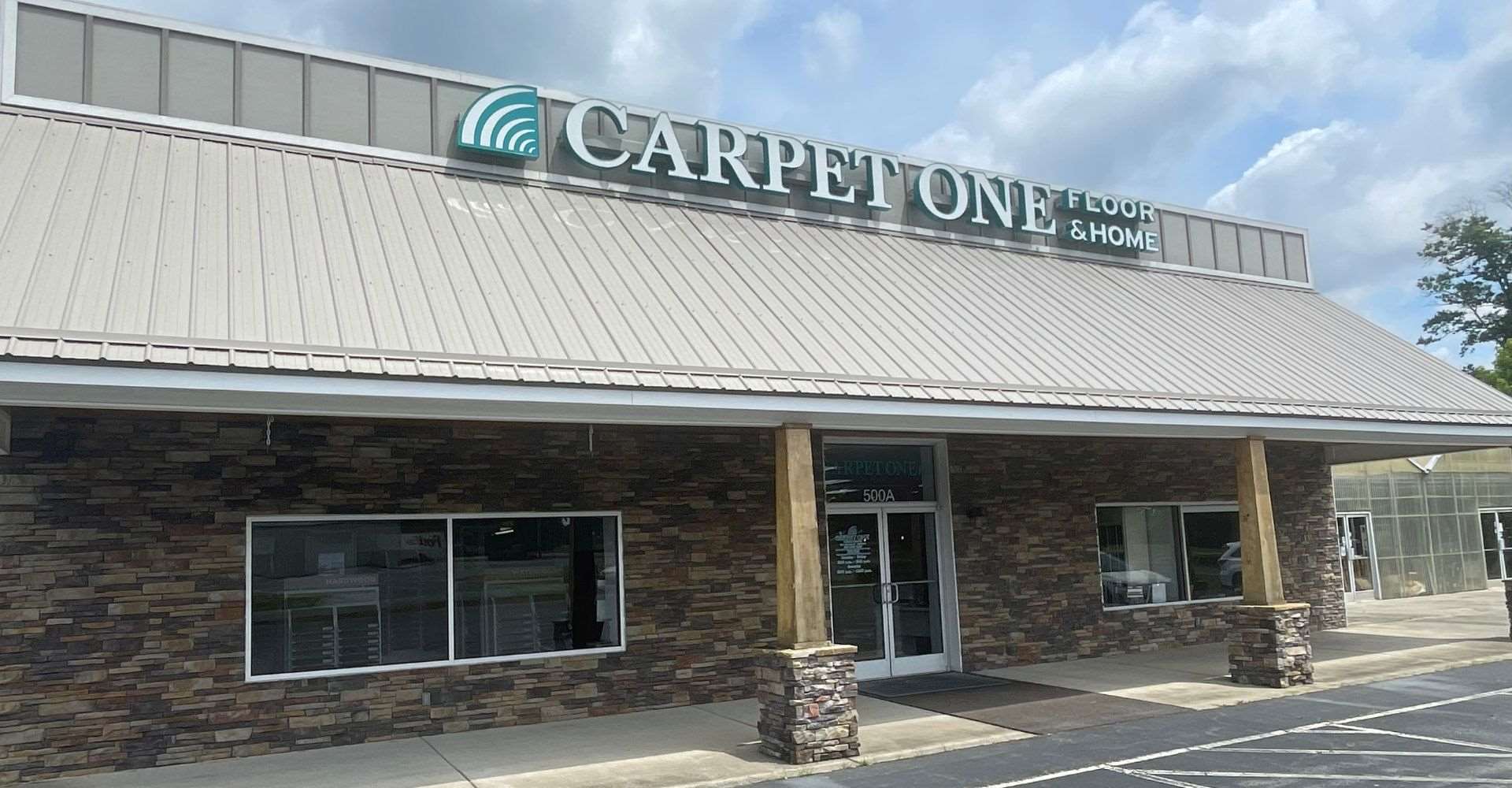 Flooring store storefront in Roxboro, NC